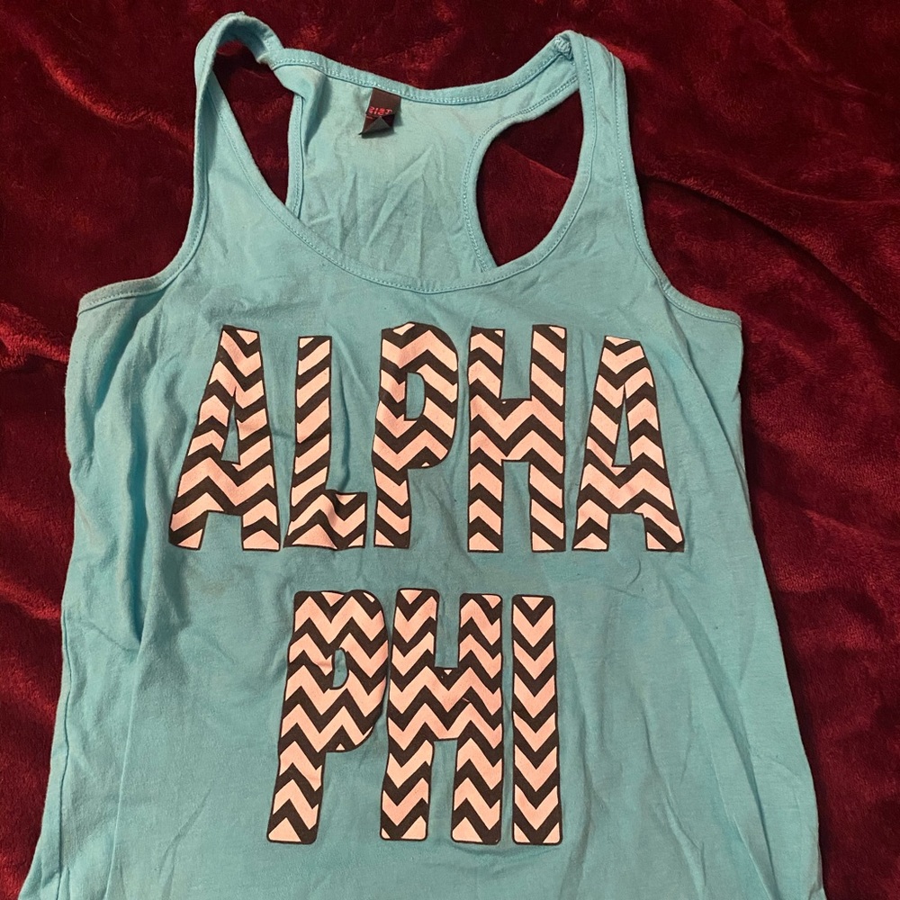 Alpha phi tank top